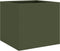 vidaXL - Plantenbak - 32x30x29 - cm - staal - olijfgroen
