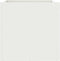 vidaXL - Plantenbak - 32x30x29 - cm - staal - wit