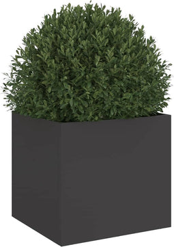 vidaXL - Plantenbak - 32x30x29 - cm - staal - zwart