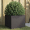vidaXL - Plantenbak - 32x30x29 - cm - staal - zwart