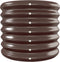 vidaXL - Plantenbak - 332x40x36 - cm - gepoedercoat - staal - bruin