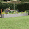 vidaXL - Plantenbak - 332x40x36 - cm - gepoedercoat - staal - zilverkleurig