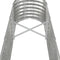 vidaXL - Plantenbak - 332x40x36 - cm - gepoedercoat - staal - zilverkleurig