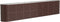 vidaXL - Plantenbak - 332x40x68 - cm - gepoedercoat - staal - bruin