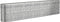 vidaXL - Plantenbak - 332x40x68 - cm - gepoedercoat - staal - zilverkleurig