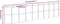 vidaXL - Plantenbak - 332x40x68 - cm - gepoedercoat - staal - antracietkleurig