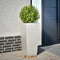 vidaXL - Plantenbak - 35x35x75 - cm - roestvrij - staal
