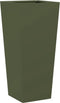 vidaXL - Plantenbak - 35x35x75 - cm - staal - olijfgroen