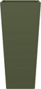 vidaXL - Plantenbak - 35x35x75 - cm - staal - olijfgroen