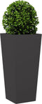 vidaXL - Plantenbak - 35x35x75 - cm - staal - zwart
