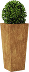 vidaXL - Plantenbak - 35x35x75 - cm - weervast - staal