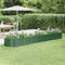 vidaXL - Plantenbak - 368x80x36 - cm - gepoedercoat - staal - groen