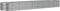 vidaXL - Plantenbak - 368x80x36 - cm - gepoedercoat - staal - zilverkleurig