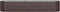 vidaXL - Plantenbak - 368x80x68 - cm - gepoedercoat - staal - bruin