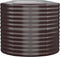 vidaXL - Plantenbak - 368x80x68 - cm - gepoedercoat - staal - bruin