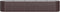 vidaXL - Plantenbak - 368x80x68 - cm - gepoedercoat - staal - bruin
