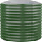 vidaXL - Plantenbak - 368x80x68 - cm - gepoedercoat - staal - groen