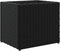 vidaXL - Plantenbak - 36x30x32 - cm - poly - rattan - zwart