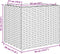 vidaXL - Plantenbak - 36x30x32 - cm - poly - rattan - zwart