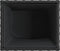 vidaXL - Plantenbak - 36x30x32 - cm - poly - rattan - zwart