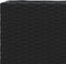 vidaXL - Plantenbak - 36x30x32 - cm - poly - rattan - zwart