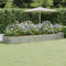 vidaXL - Plantenbak - 373x140x36 - cm - gepoedercoat - staal - zilverkleurig