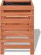 vidaXL - Plantenbak - 38x36x60 - cm - hout