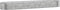 vidaXL - Plantenbak - 396x100x36 - cm - gepoedercoat - staal - zilverkleurig