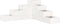vidaXL - Plantenbak - 4-laags - 80,5x79x36 - cm - massief - grenenhout - wit