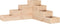 vidaXL - Plantenbak - 4-laags - 80,5x79x36 - cm - massief - grenenhout