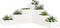 vidaXL - Plantenbak - 4-laags - 80,5x79x36 - cm - massief - grenenhout - wit