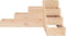 vidaXL - Plantenbak - 4-laags - 80,5x79x36 - cm - massief - grenenhout