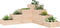 vidaXL - Plantenbak - 4-laags - 80,5x79x36 - cm - massief - grenenhout