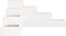 vidaXL - Plantenbak - 4-laags - 80,5x79x36 - cm - massief - grenenhout - wit