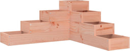 vidaXL - Plantenbak - 4-laags - 80,5x79x36 - cm - massief - douglashout