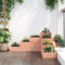 vidaXL - Plantenbak - 4-laags - 80,5x79x36 - cm - massief - douglashout