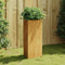 vidaXL - Plantenbak - 40x34,5x75 - cm - cortenstaal