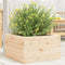 vidaXL - Plantenbak - 40x40x23 - cm - massief - grenenhout