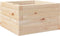 vidaXL - Plantenbak - 40x40x23 - cm - massief - grenenhout
