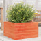 vidaXL - Plantenbak - 40x40x23 - cm - massief - grenenhout - wasbruin