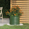 vidaXL - Plantenbak - 40x40x36 - cm - gepoedercoat - staal - groen