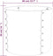 vidaXL - Plantenbak - 40x40x36 - cm - gepoedercoat - staal - zilverkleurig