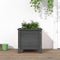 vidaXL - Plantenbak - 40x40x39 - cm - massief - grenenhout - grijs