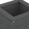 vidaXL - Plantenbak - 40x40x39 - cm - massief - grenenhout - grijs