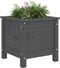 vidaXL - Plantenbak - 40x40x39 - cm - massief - grenenhout - grijs