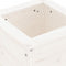 vidaXL - Plantenbak - 40x40x39 - cm - massief - grenenhout - wit