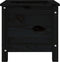 vidaXL - Plantenbak - 40x40x39 - cm - massief - grenenhout - zwart