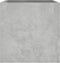 vidaXL - Plantenbak - 40x40x40 - cm - bewerkt - hout - betongrijs