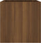 vidaXL - Plantenbak - 40x40x40 - cm - bewerkt - hout - bruineiken