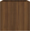 vidaXL - Plantenbak - 40x40x40 - cm - bewerkt - hout - bruineiken